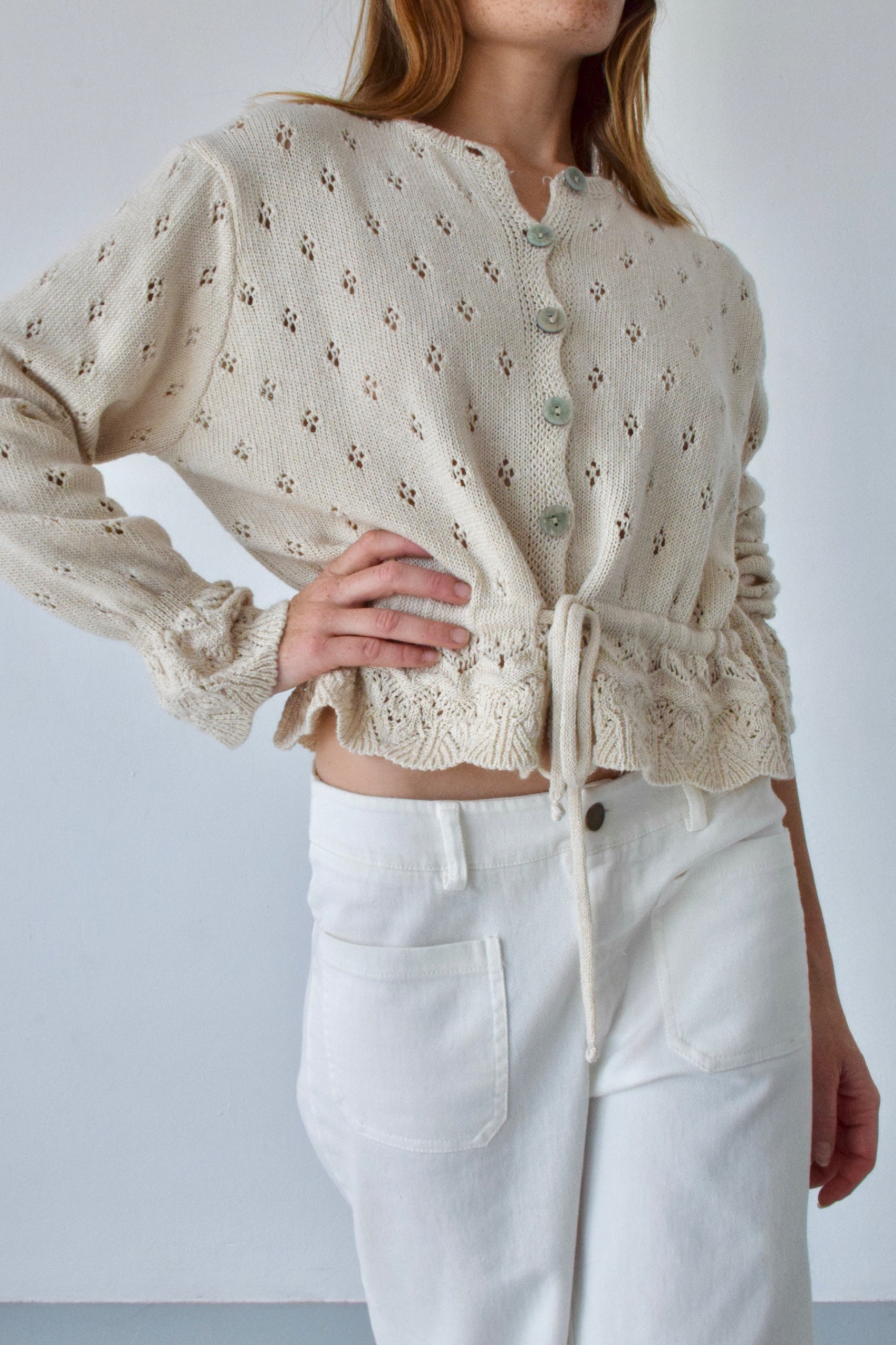 Beige Josephine cardigan