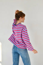 Núria Camiseta Celeste Y Fucsia