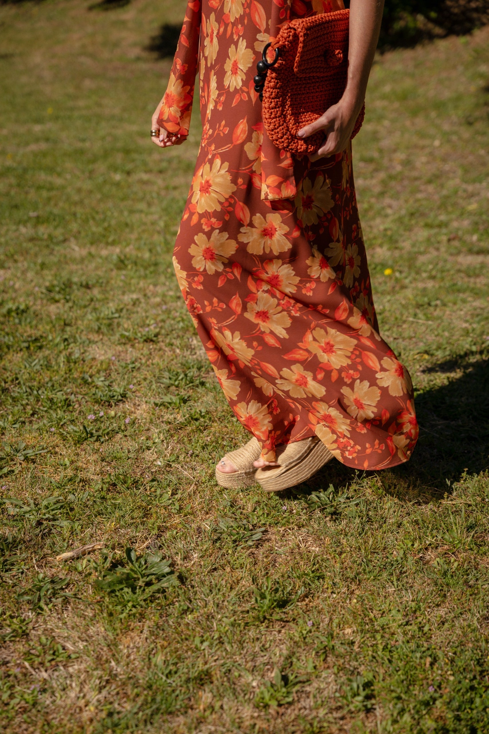 Sara Flores Dress Brown
