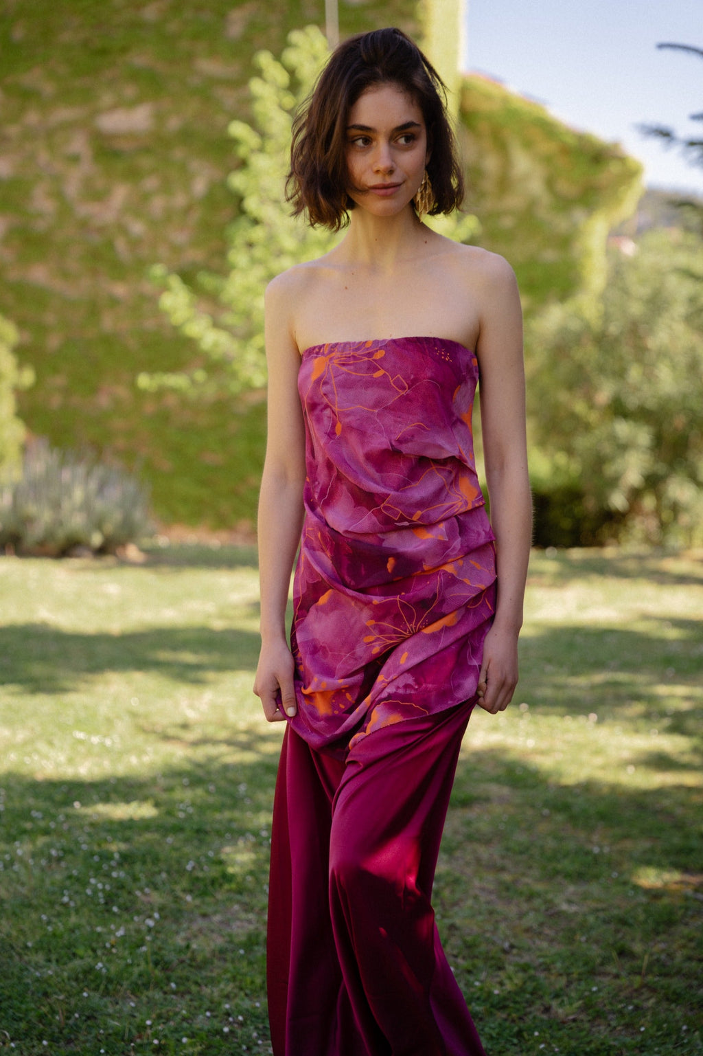 Vestido morado Iris