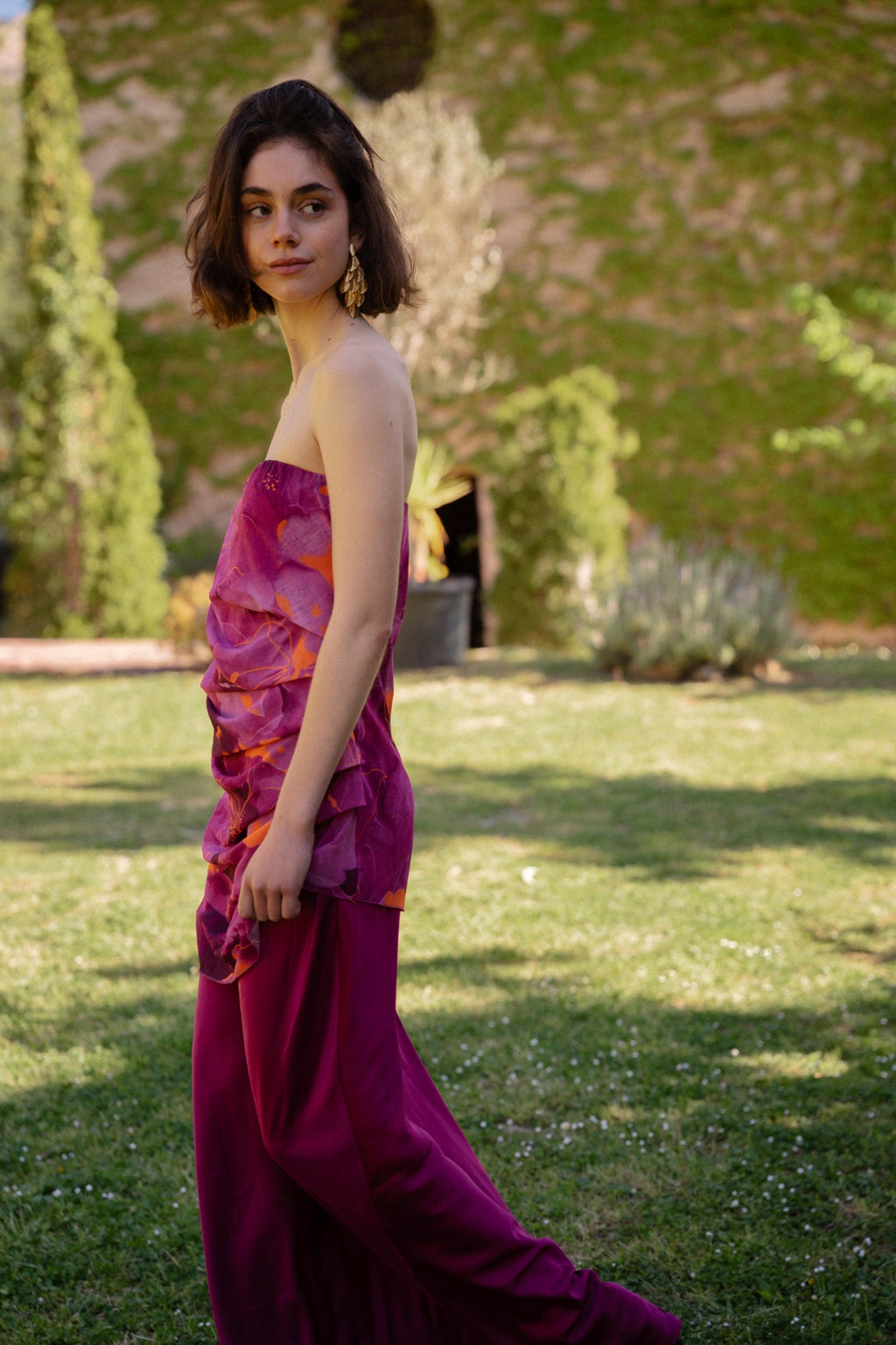 Vestido morado Iris