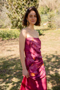 Vestido morado Iris