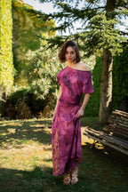 Top Jimena Réversible Bougainvillier Et Ocre