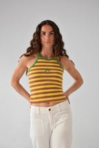 Top Moni Yellow and Brown