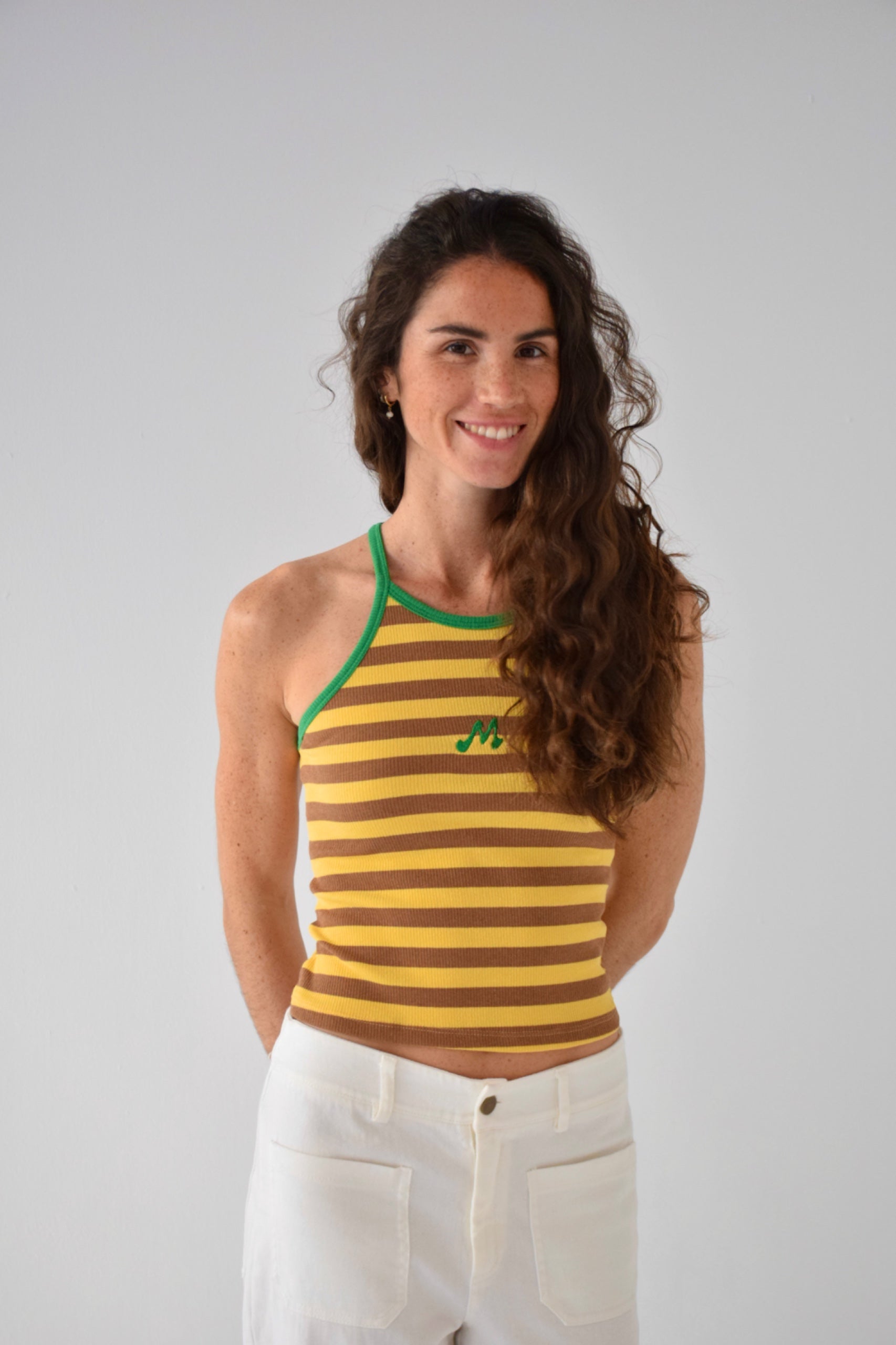 Top Moni Yellow and Brown