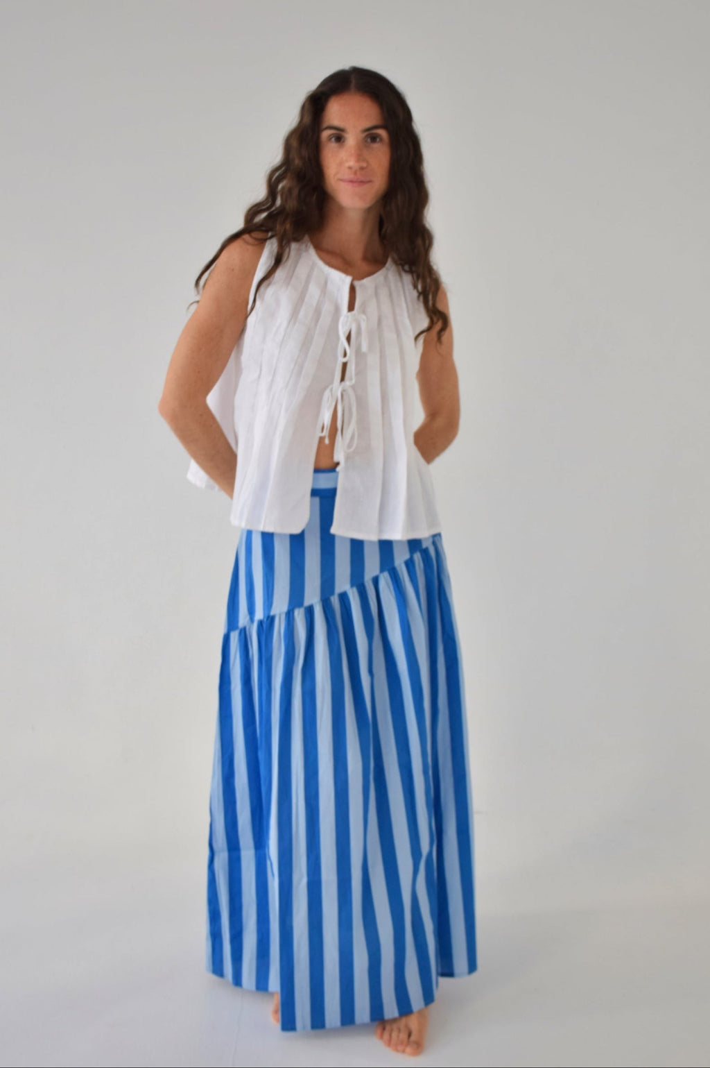 Jupe Beth Rayures Bleu