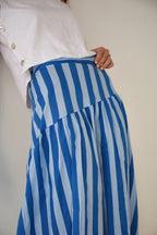Jupe Beth Rayures Bleu