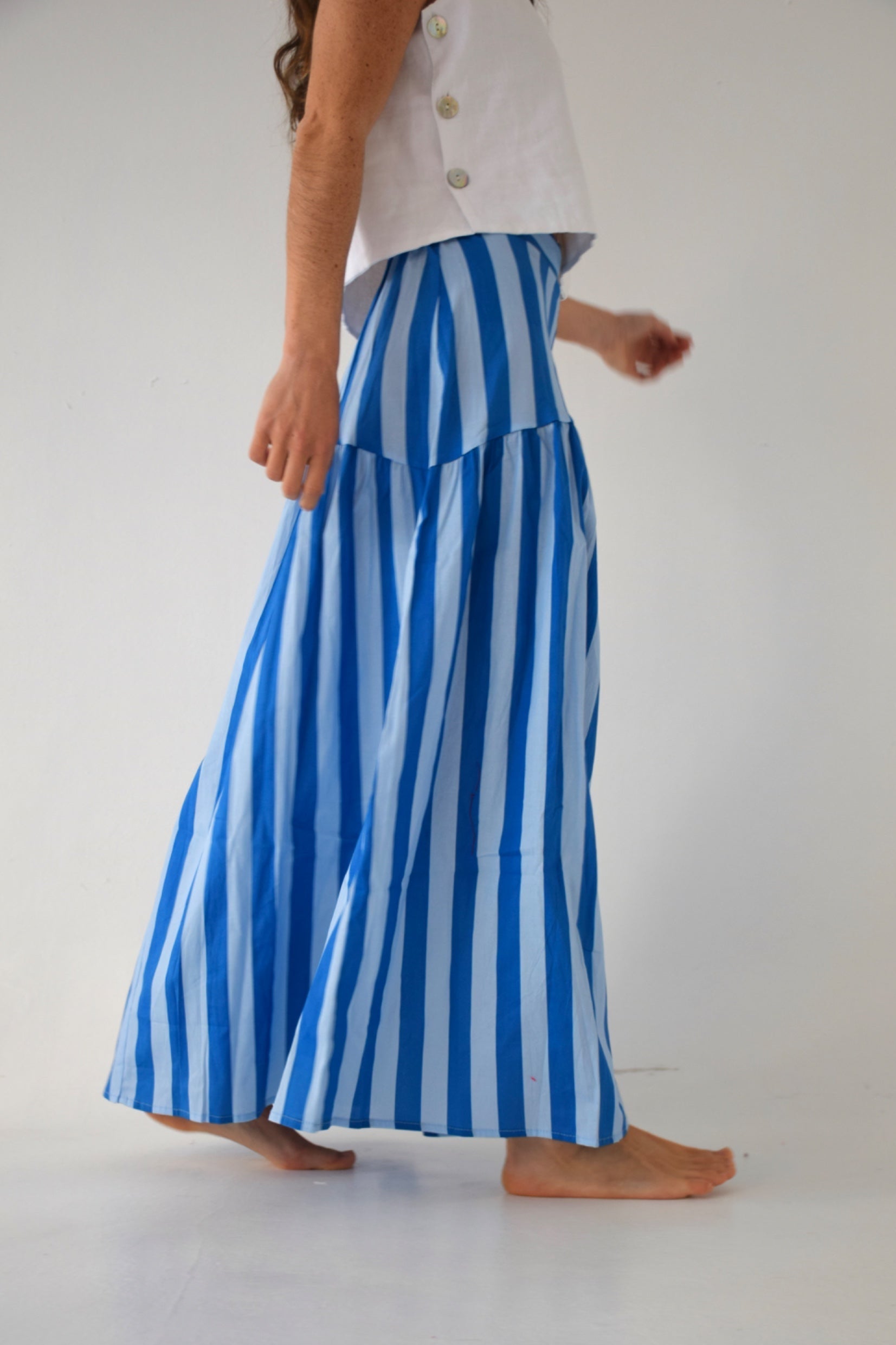 Jupe Beth Rayures Bleu