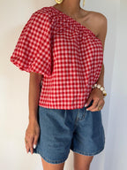 Top de cuadros vichy