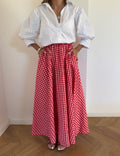 Cherry Red Skirt