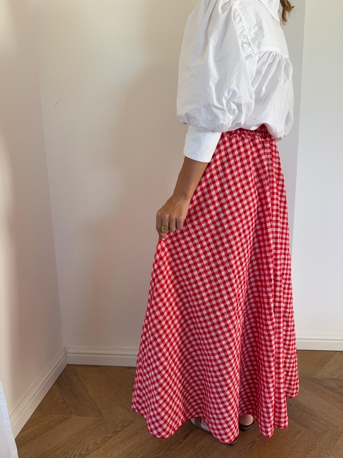 Cherry Red Skirt