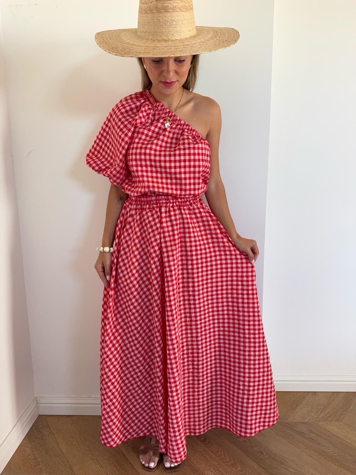 Top de cuadros vichy