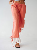 Claudia Vichy Orange Trousers