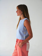 Top Claudia Vichy Bleu Ciel