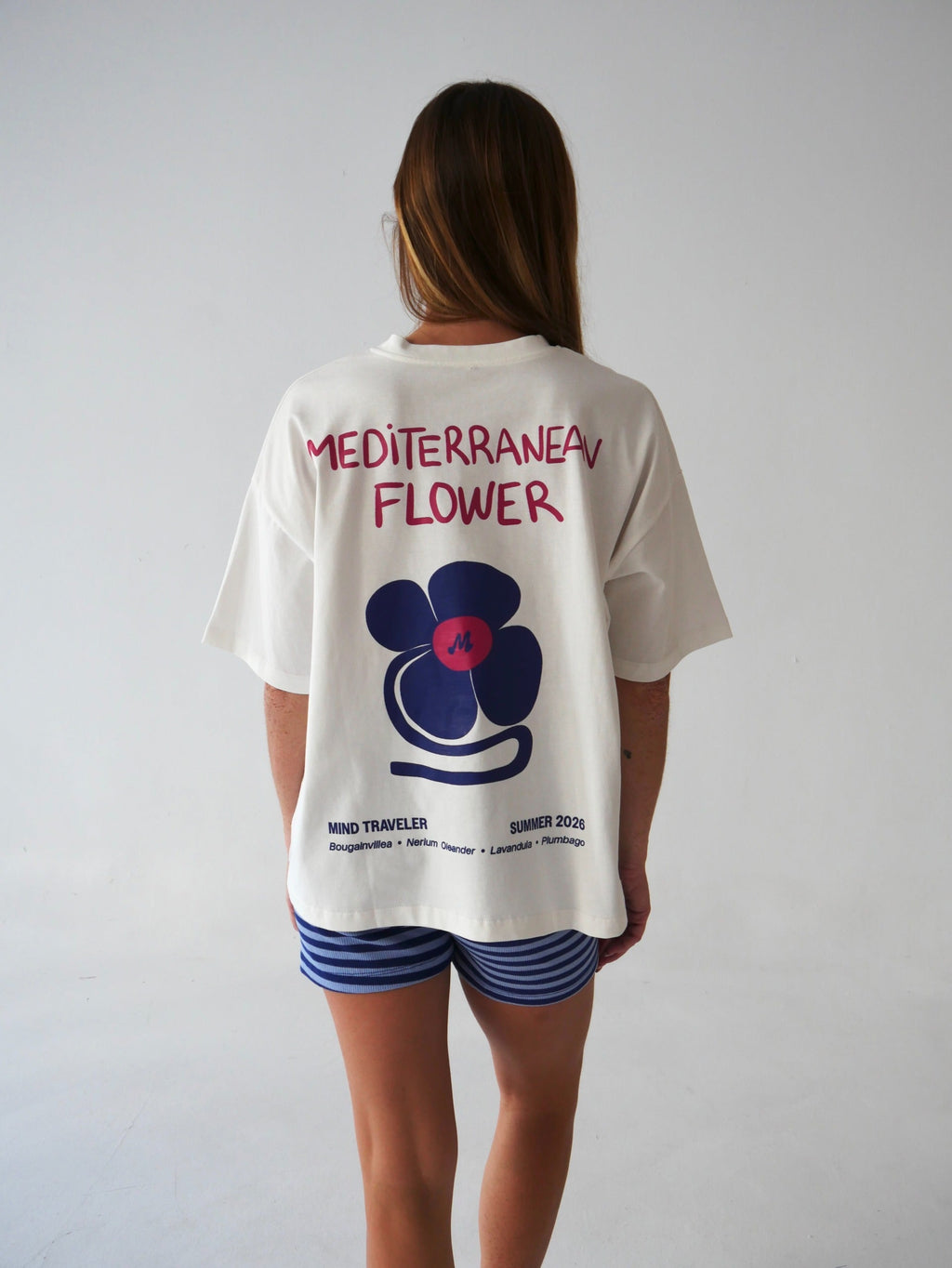 T-Shirt Fleur Méditerranéenne