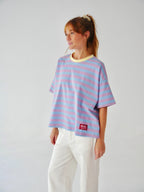 Camiseta Nunu Lila Y Azul Cielo