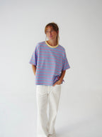 Camiseta Nunu Lila Y Azul Cielo