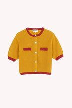 Cardigan En Coton Mia Moutarde