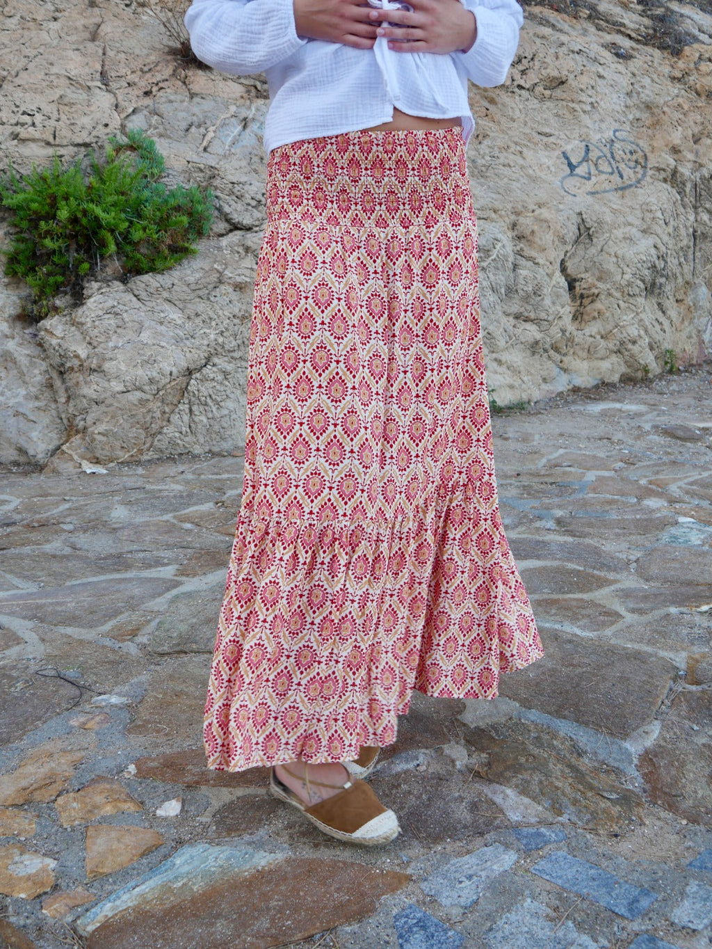 Falda Mica Granate