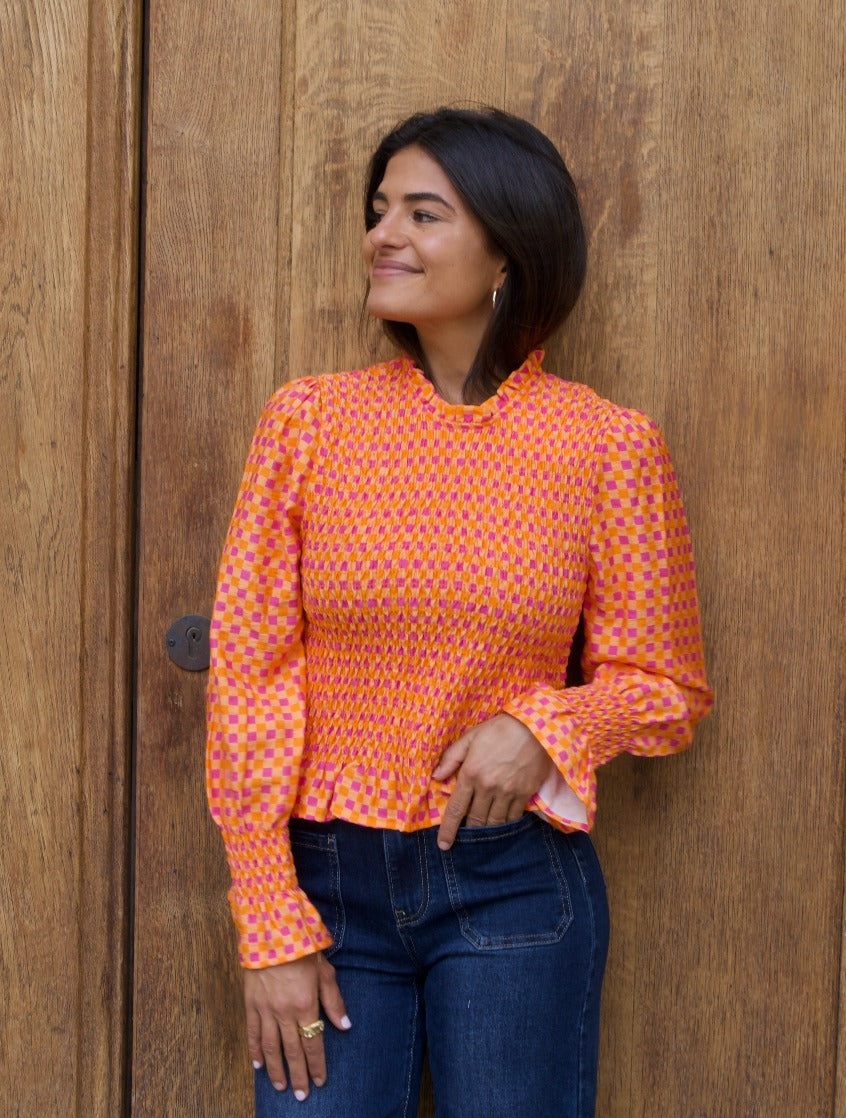 Blusa Naranja Chia