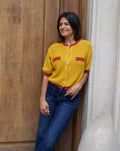 Cardigan En Coton Mia Moutarde