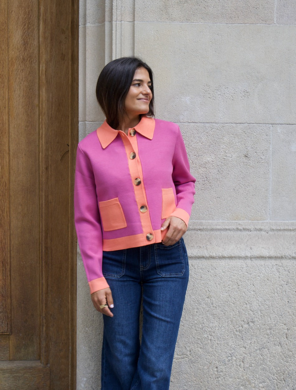 Cárdigan Dalia Rosa