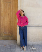 Cloé Fuchsia Cardigan