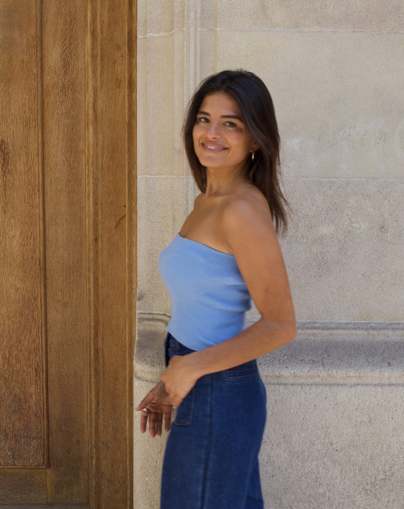 Inés Top Azul