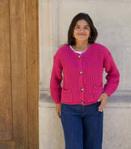 Cloé Fuchsia Cardigan