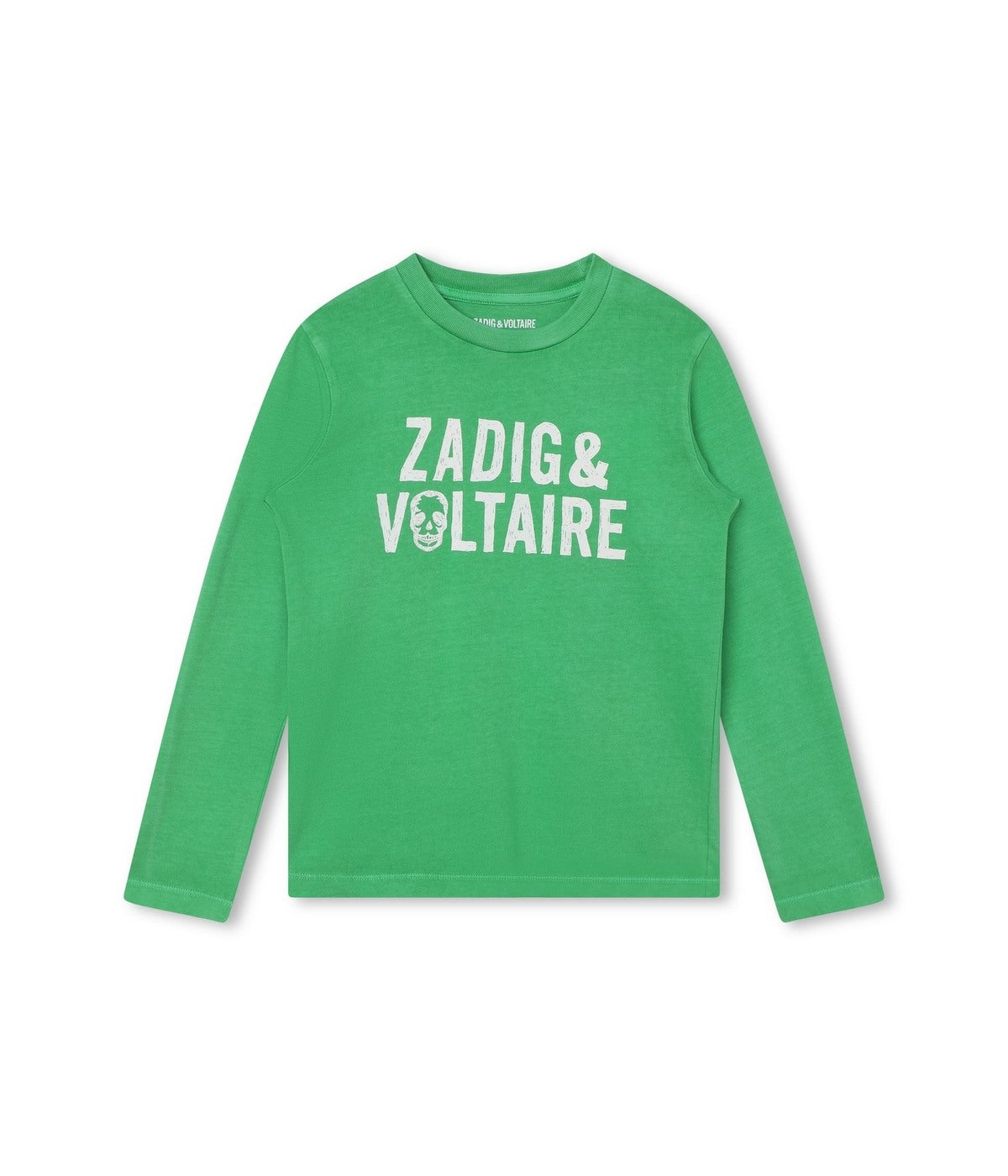 Long-Sleeve T-Shirt - Acid Green - Boy - Zadig & Voltaire Kids