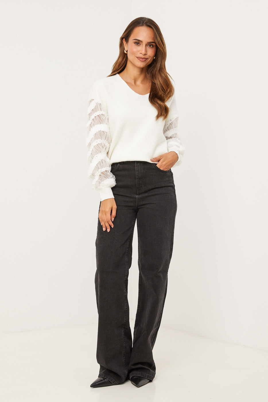 Sweater - White
