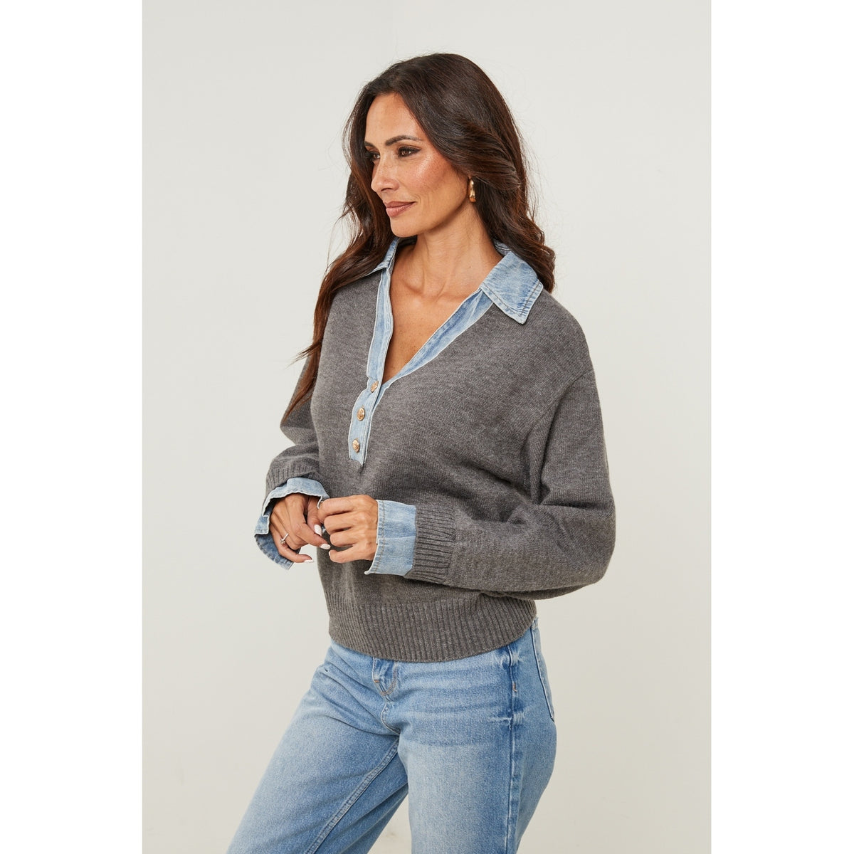 Sweter – Szary
