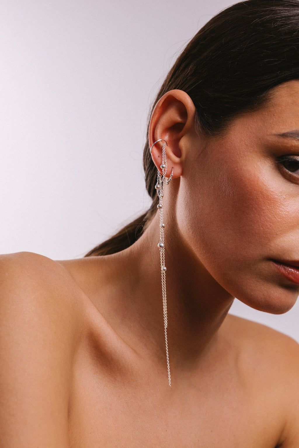 Faux Piercing Maia - Srebrny