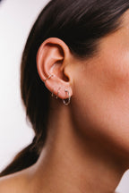 Mini-creolen Torsade - Zilver