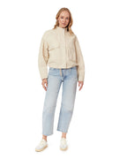 Kort utilityjakke - WhiteCap Grey