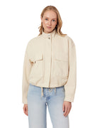 Kort utilityjakke - WhiteCap Grey