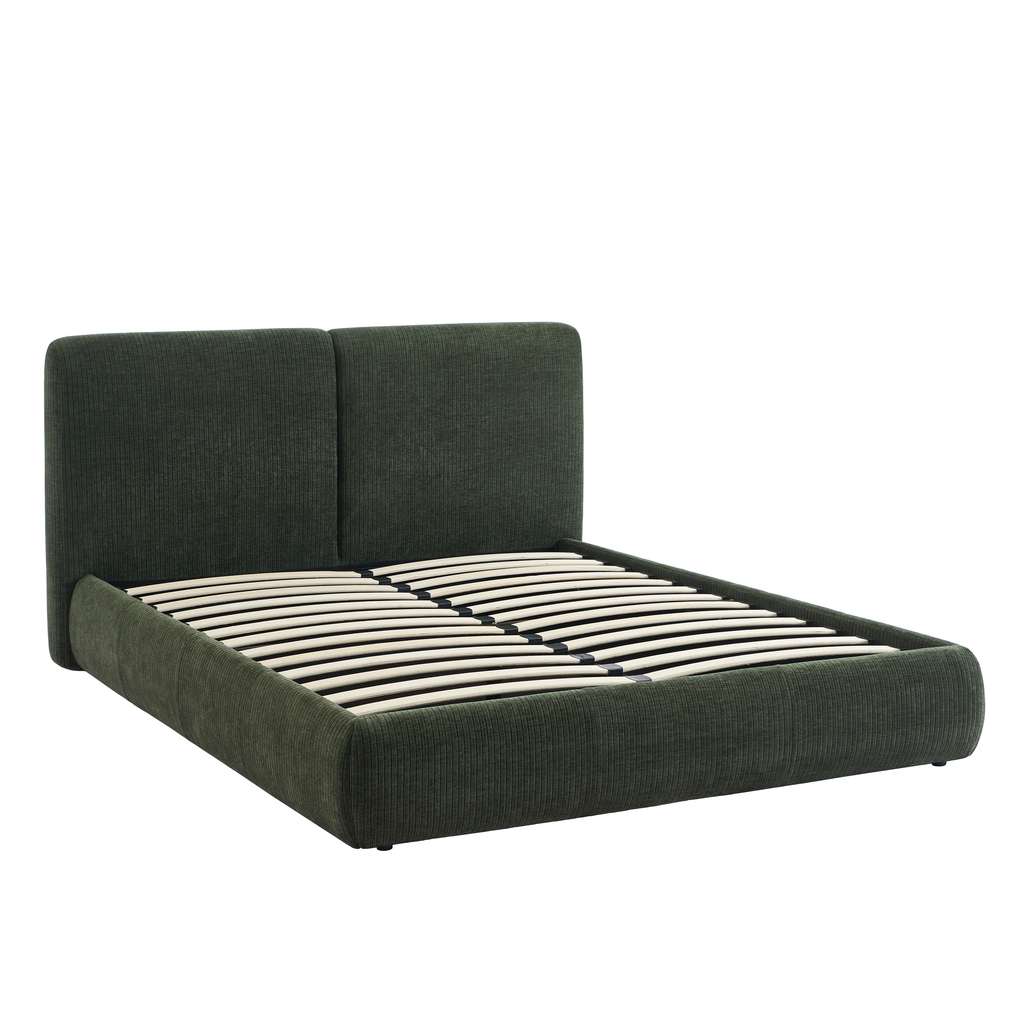 Yoka - Bed - Corduroy Velvet - Green