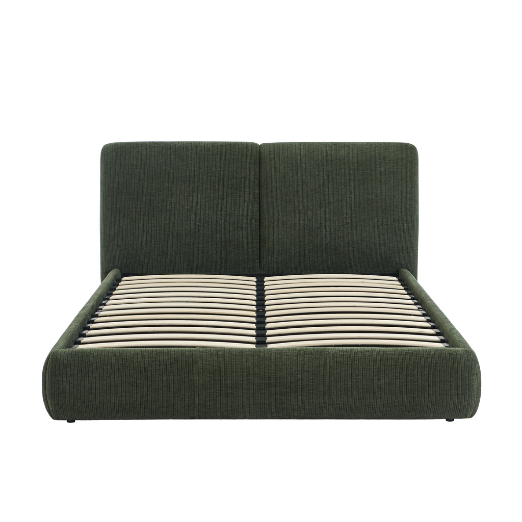 Yoka - Bed - Corduroy Velvet - Green