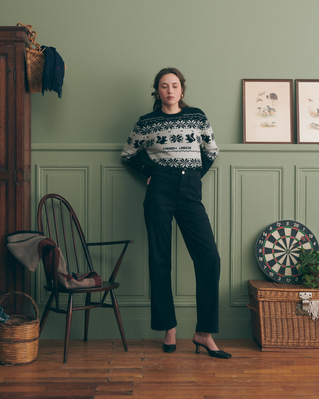 "Lyocell And Cotton" Chevreuil Trousers - Women