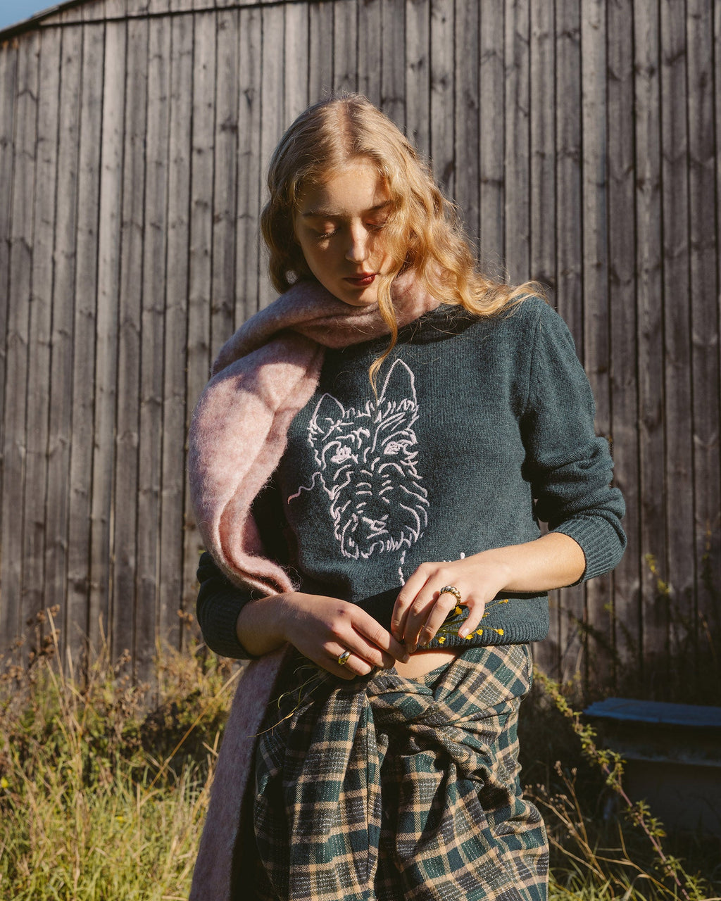 Pull "Scottish Terrier" Formigé Wool