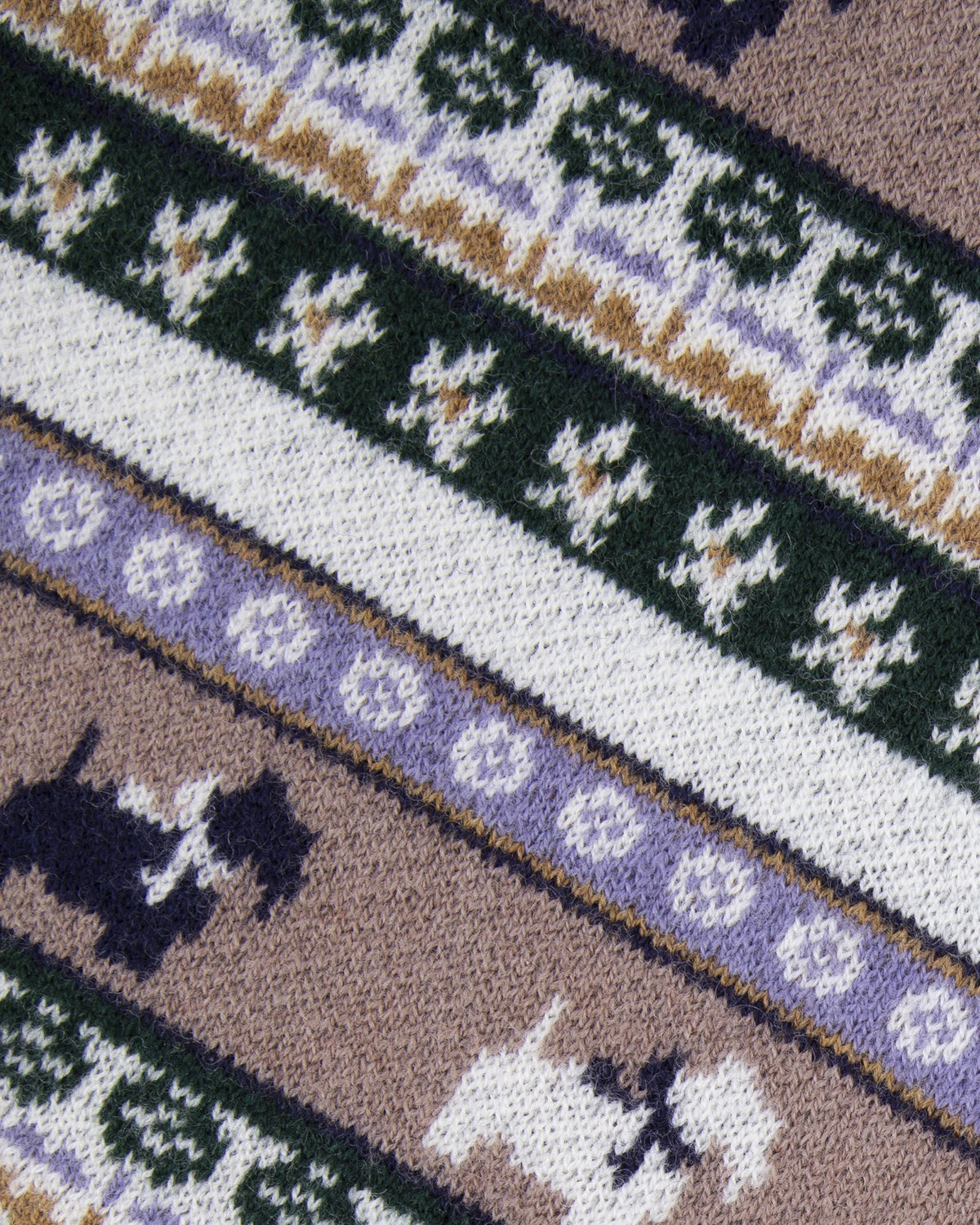 Pull "Jacquard Chiens" Lafay Merino Wool
