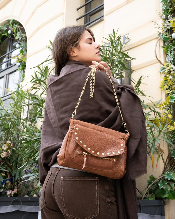 Bolso de hombro Yasmine - Camel