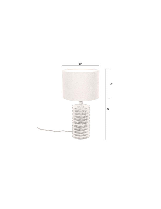 Yalu - Table Lamp - Aluminum - Black