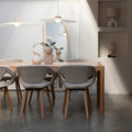 Sticks - Mesa de comedor - Chapa de fresno - Natural/Beige