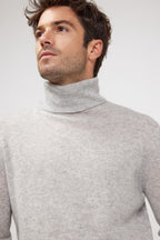 Pull Col Roule Zach - Gris Clair - Homme