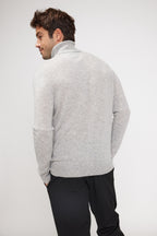 Pull Col Roule Zach - Gris Clair - Homme