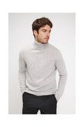 Pull Col Roule Zach - Gris Clair - Homme