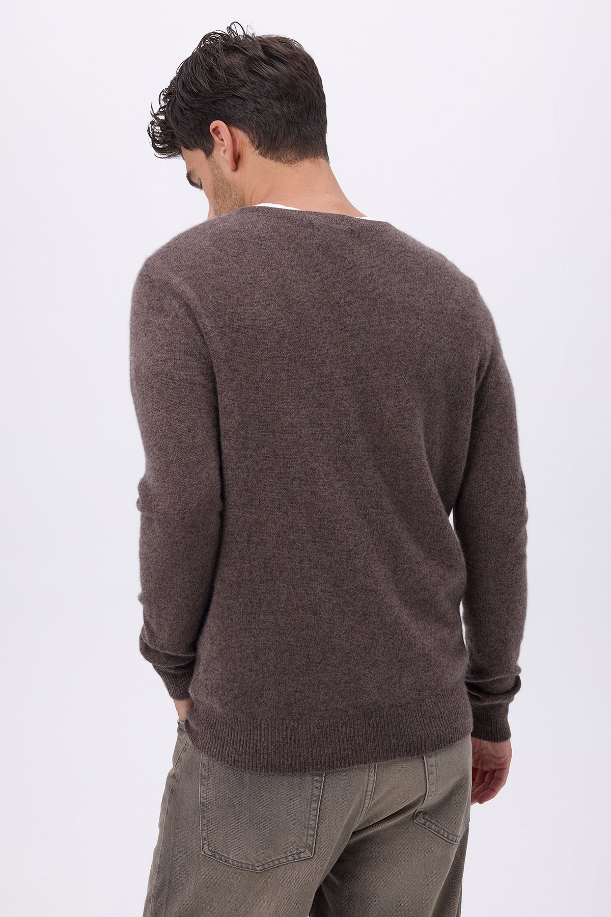 Col Rond Homme Zach - Marron Chine - Homme