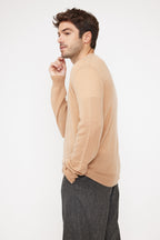 Cardigan med V-udskæring Zael - Beige