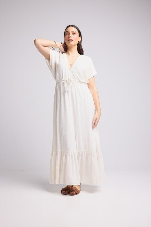 Robe Longue - Zaira - Blanc